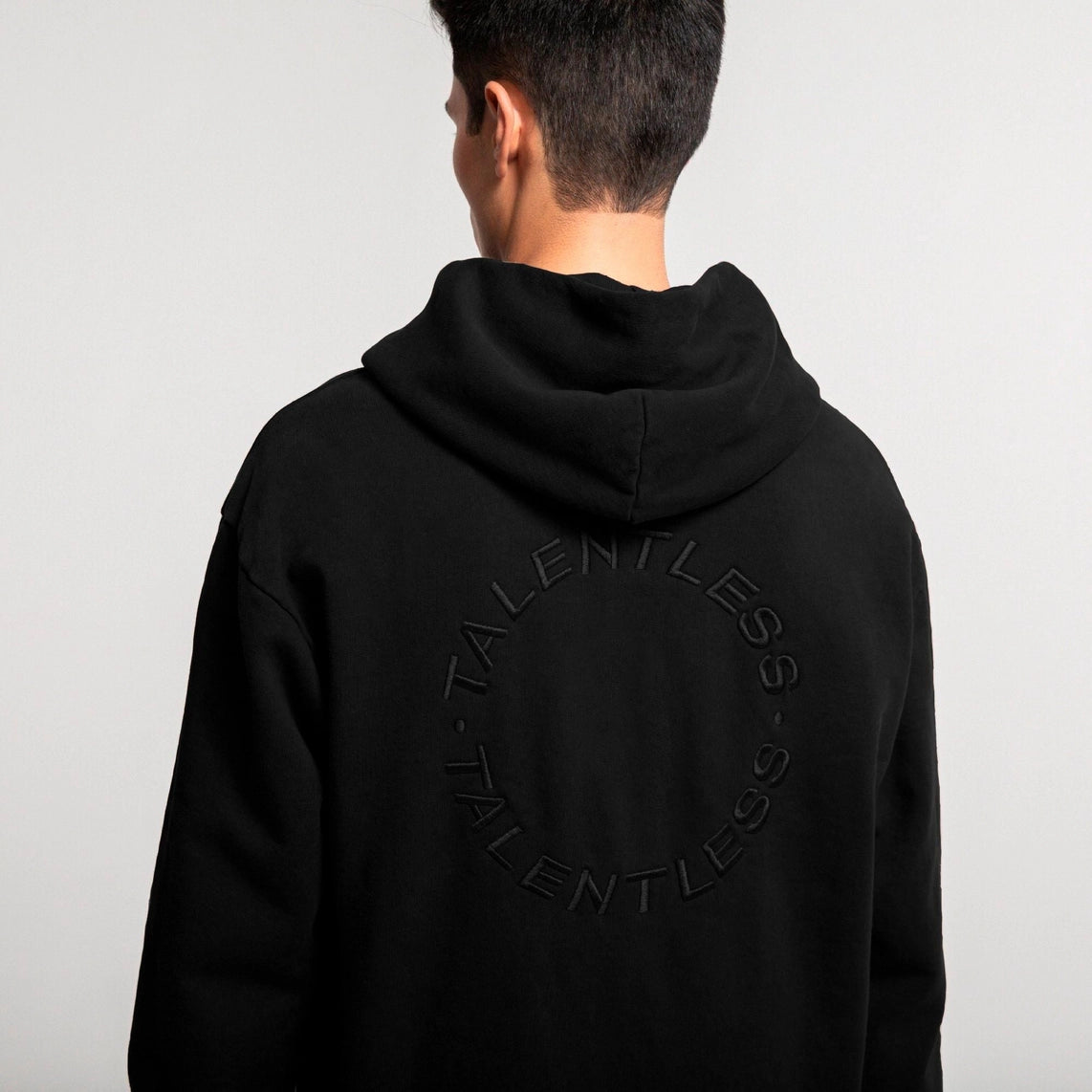 Men's Hoodie - Circle Logo Embroidered