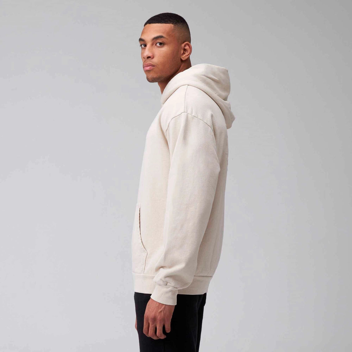 Men's Hoodie - Circle Logo Embroidered