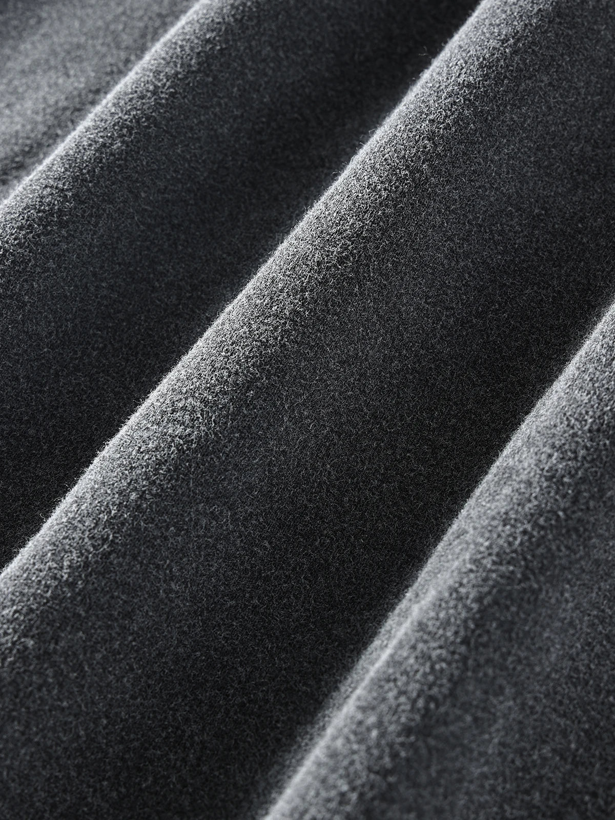 Black Oversized Vintage Round-neck Pullover