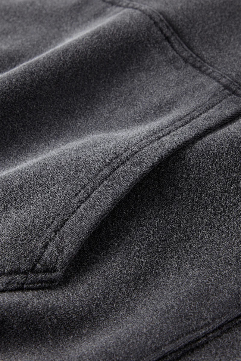 Oversized Vintage Black Hoodie