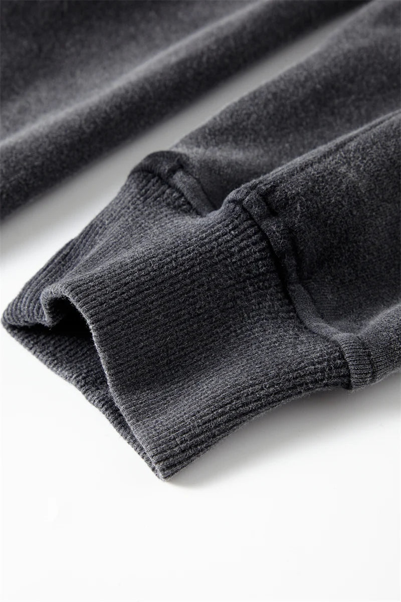 Oversized Vintage Black Hoodie