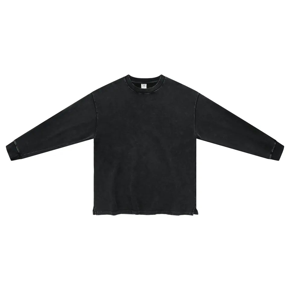 Washed Vintage Oversized Pullover Sweater