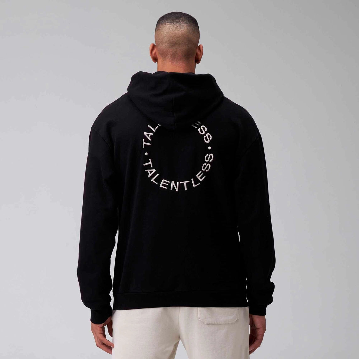 Men's Hoodie - Circle Logo Embroidered