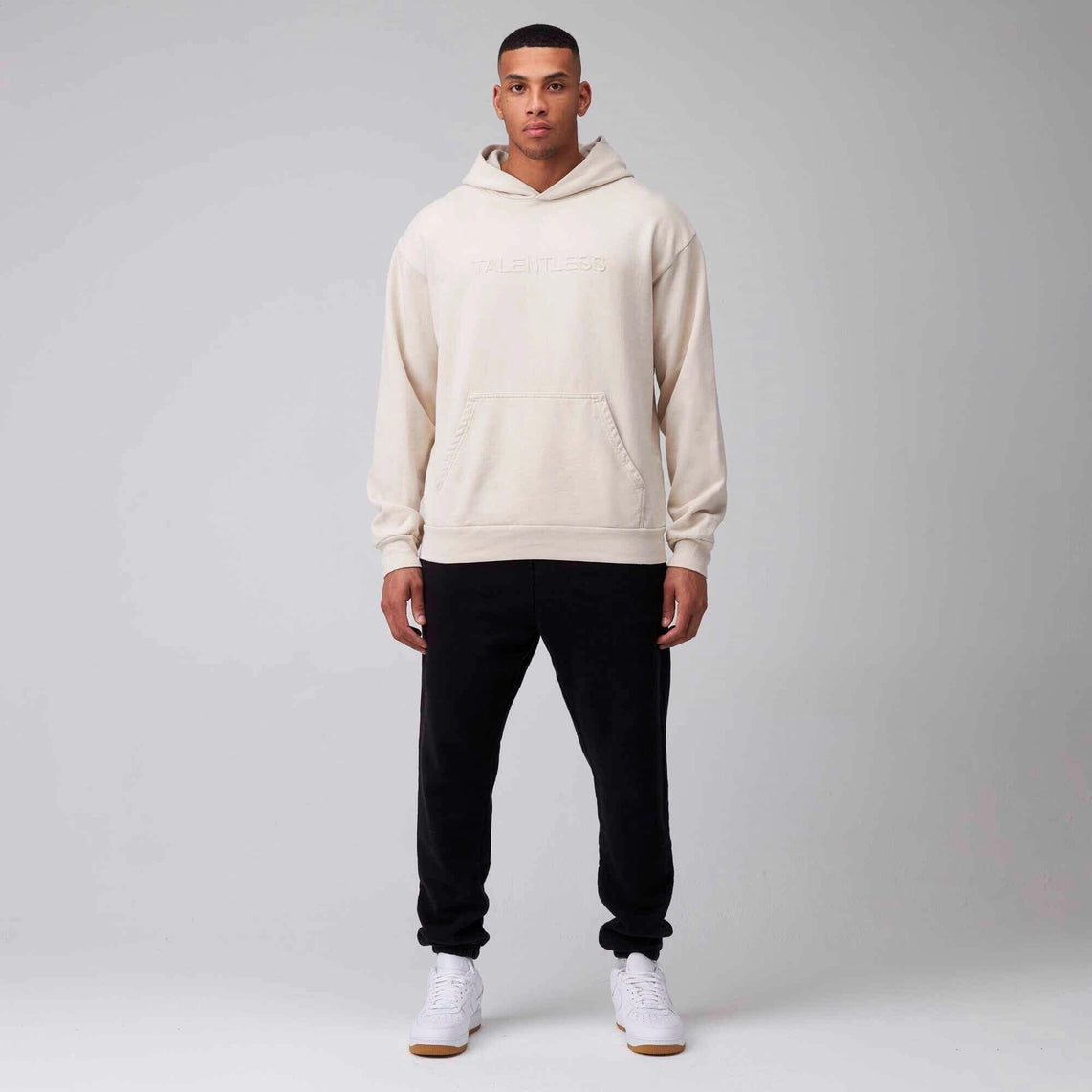 Men's Hoodie - Circle Logo Embroidered