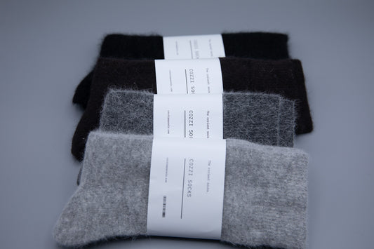 men angora wool socks.