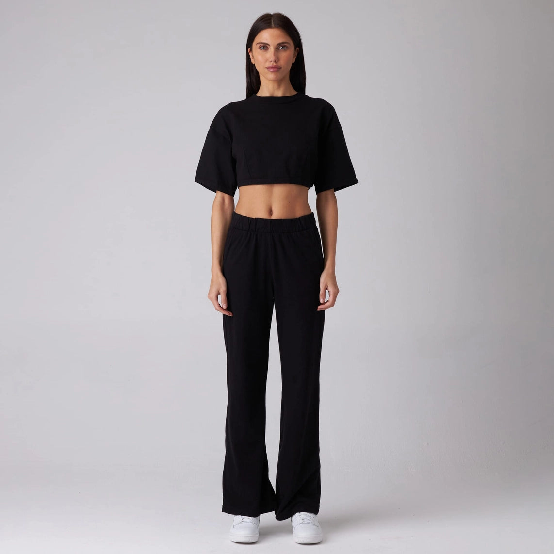 Women's Crop Darted Tee