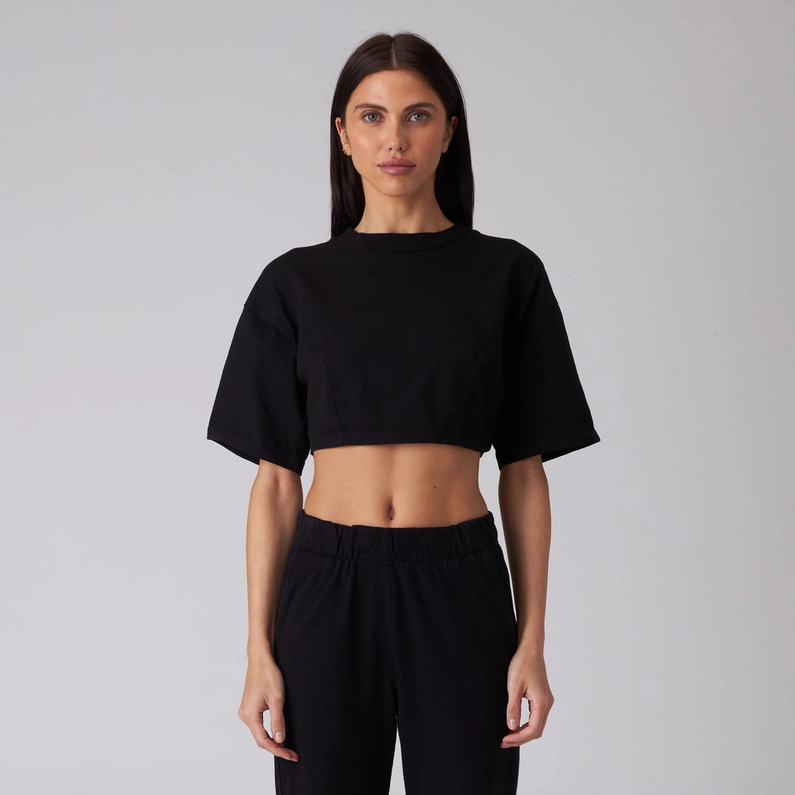 Women's Crop Darted Tee