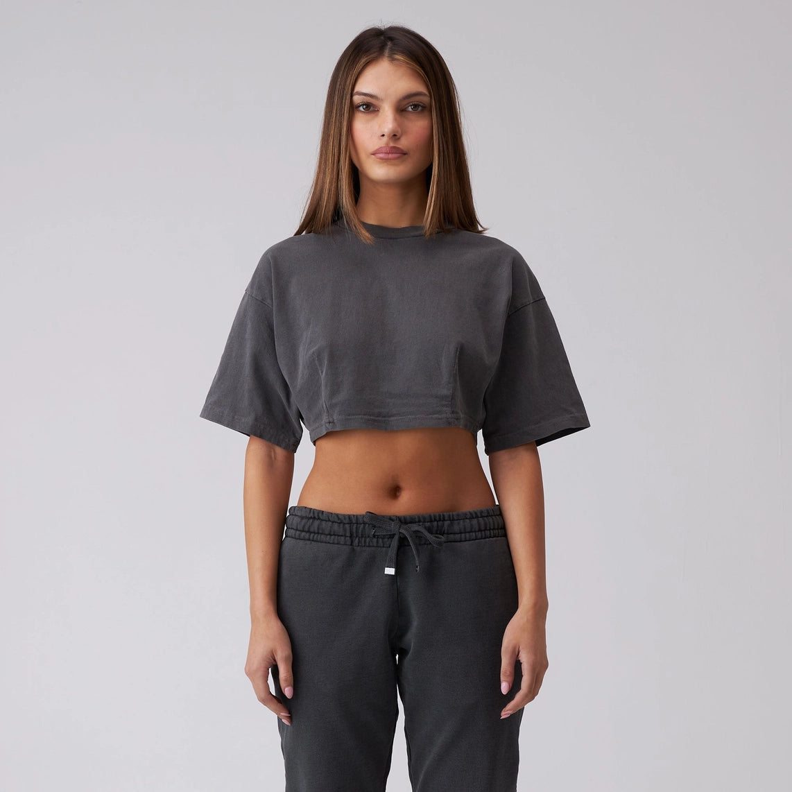 Women's Crop Darted Tee