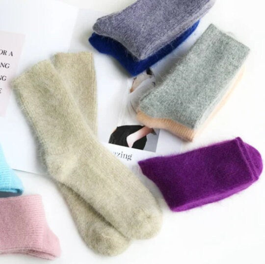 Luxury Cashmere Women Socks